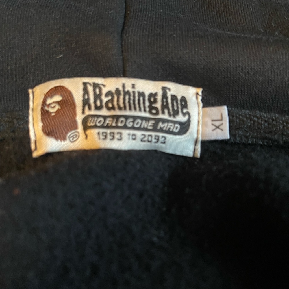 Camo and black bape hoodie